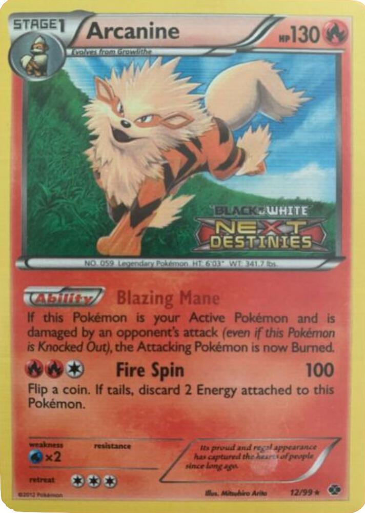 Arcanine - 12/99 (Prerelease)