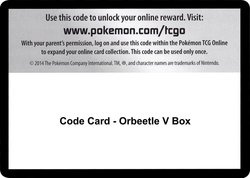 Code Card - Orbeetle V Box