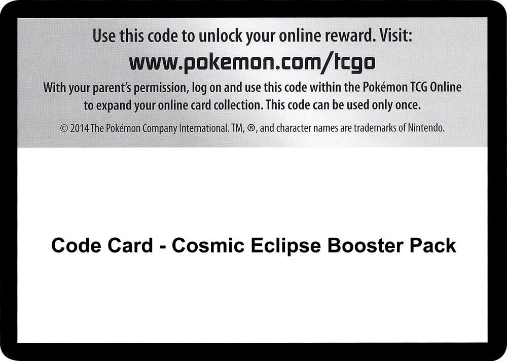 Code Card - Cosmic Eclipse Booster Pack