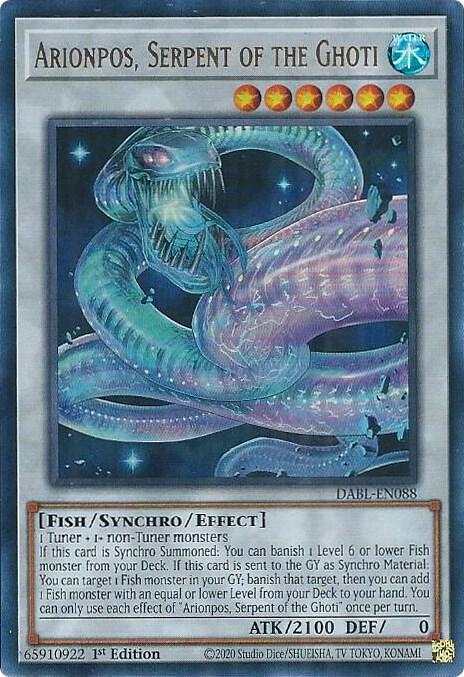 Arionpos, Serpent of the Ghoti