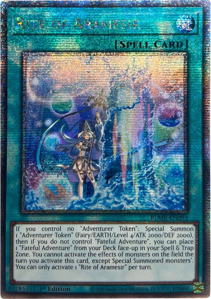 Rite of Aramesir (Quarter Century Secret Rare)