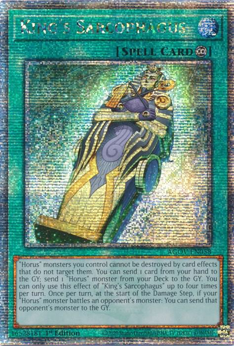 King's Sarcophagus (Quarter Century Secret Rare)