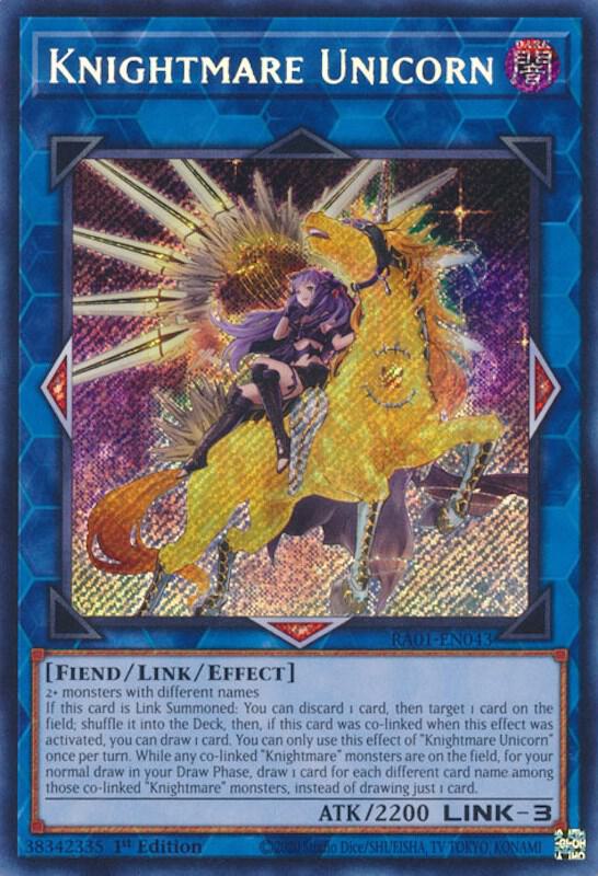 Knightmare Unicorn (Alternate Art) (Secret Rare)