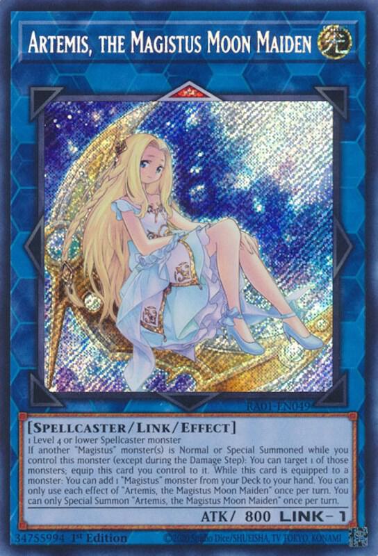 Artemis, the Magistus Moon Maiden (Secret Rare)