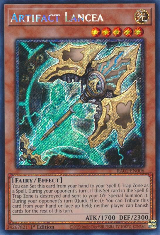 Artifact Lancea (Platinum Secret Rare)