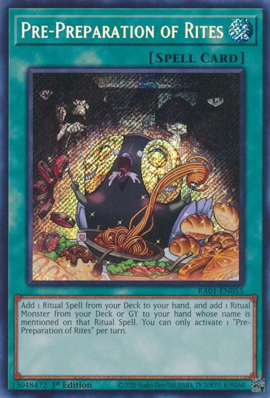 Pre-Preparation of Rites (Secret Rare)