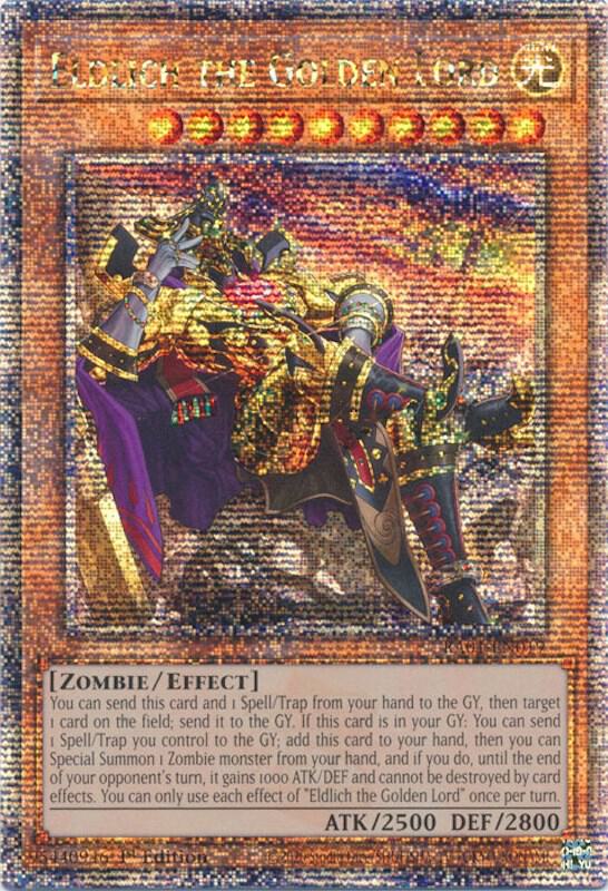 Eldlich the Golden Lord (Alternate Art) (Quarter Century Secret Rare)