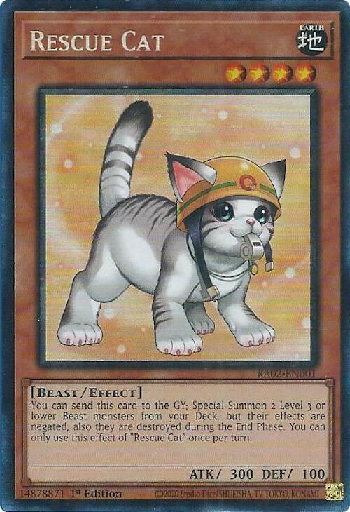 Rescue Cat (Alternate Art) (PCR)