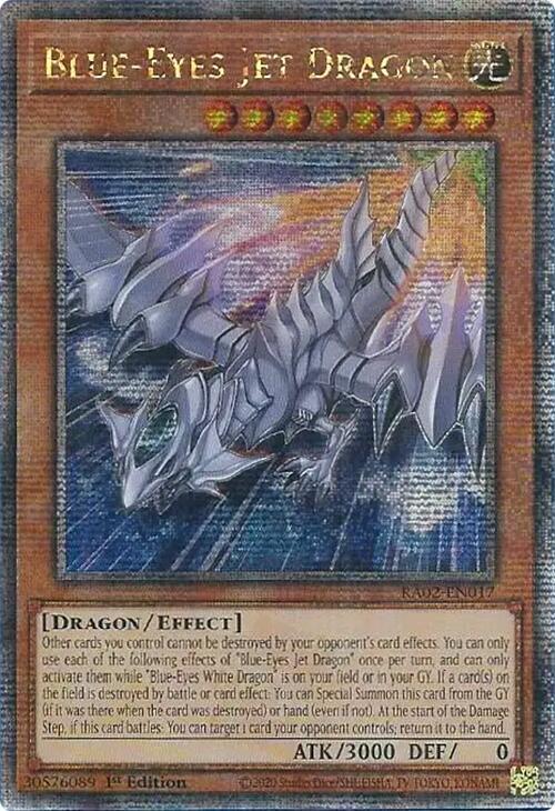 Blue-Eyes Jet Dragon (Quarter Century Secret Rare)