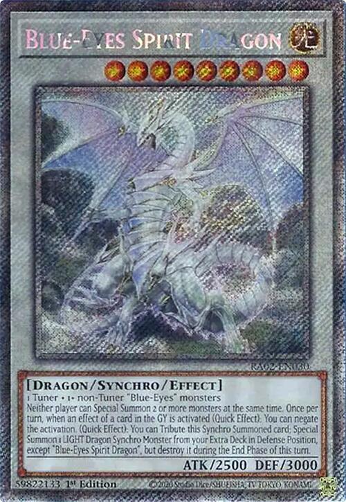 Blue-Eyes Spirit Dragon (Platinum Secret Rare)