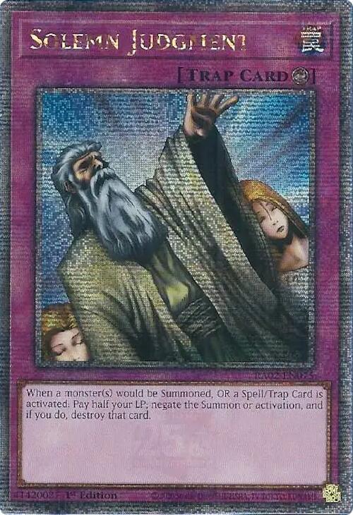 Solemn Judgment (Quarter Century Secret Rare)