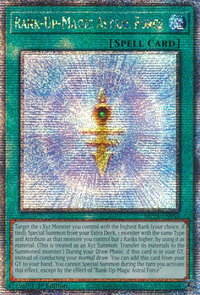 Rank-Up-Magic Astral Force (Quarter Century Secret Rare)