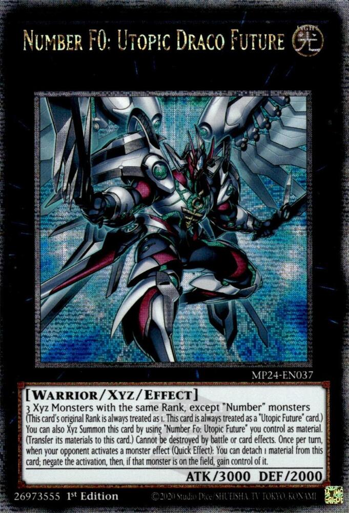 Number F0: Utopic Draco Future (Quarter Century Secret Rare)