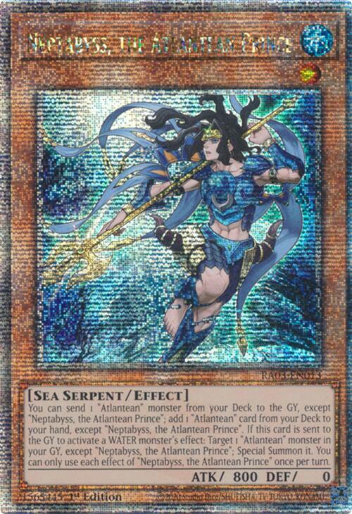 Neptabyss, the Atlantean Prince (Quarter Century Secret Rare)