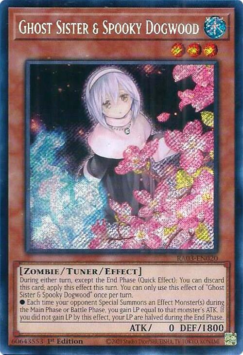 Ghost Sister & Spooky Dogwood (Alternate Art) (Secret Rare)