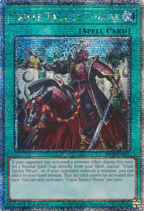 Triple Tactics Thrust (Quarter Century Secret Rare)