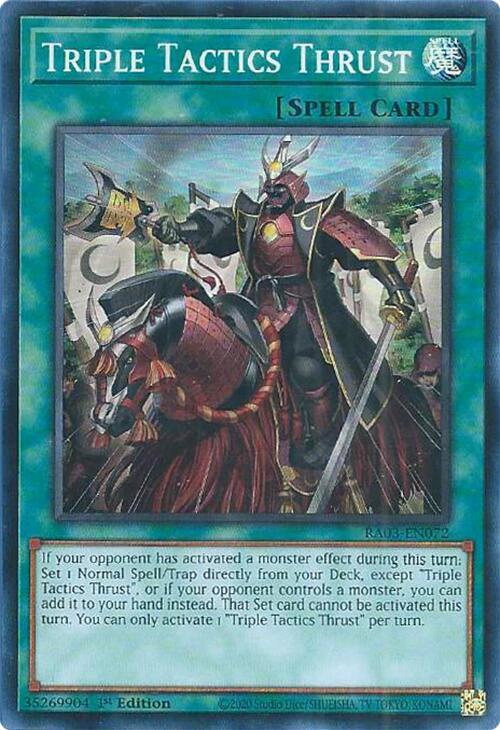 Triple Tactics Thrust