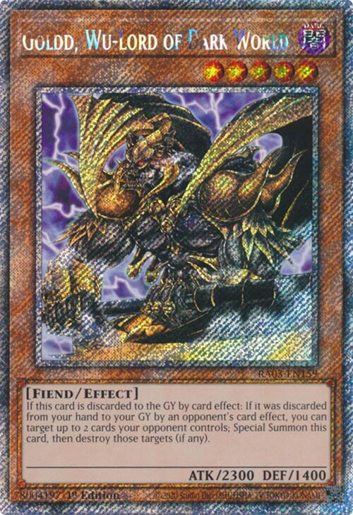 Goldd, Wu-Lord of Dark World (Platinum Secret Rare)