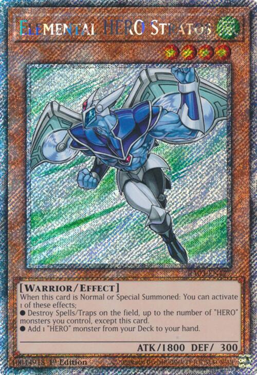 Elemental HERO Stratos (Platinum Secret Rare)
