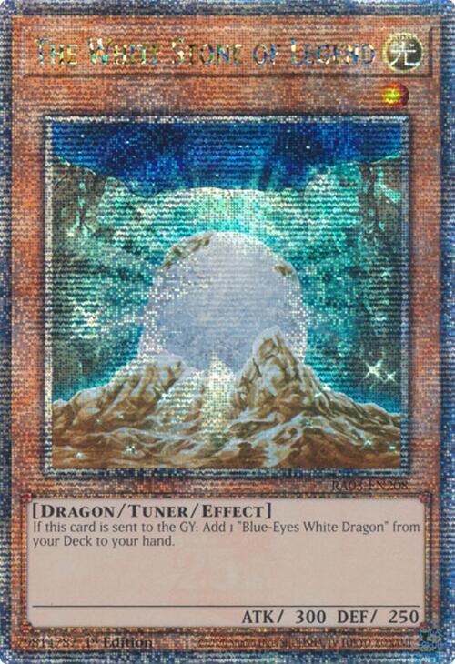 The White Stone of Legend (Quarter Century Secret Rare)