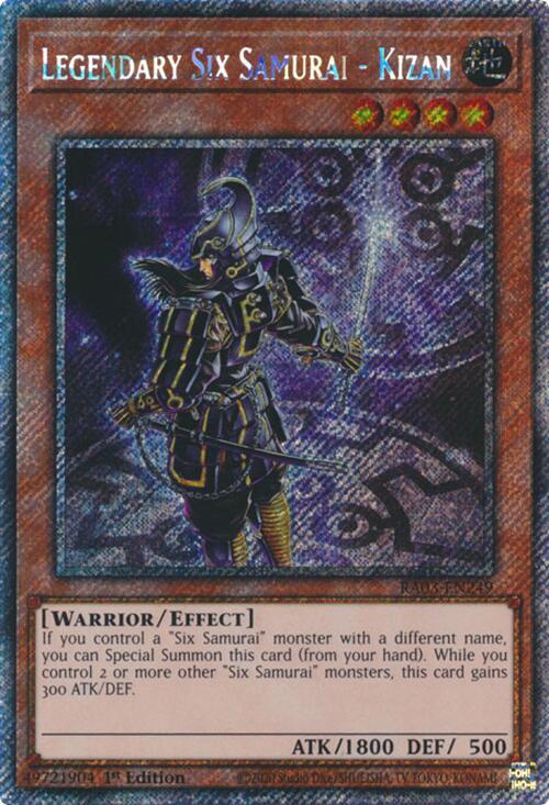 Legendary Six Samurai - Kizan (Platinum Secret Rare)