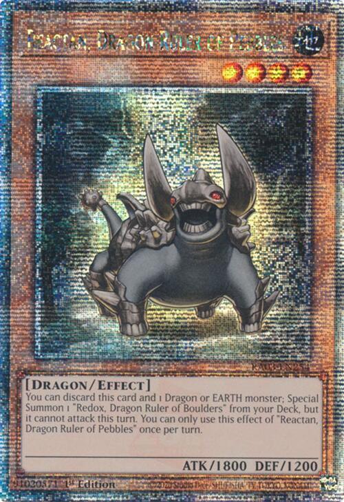 Reactan, Dragon Ruler of Pebbles (Quarter Century Secret Rare)