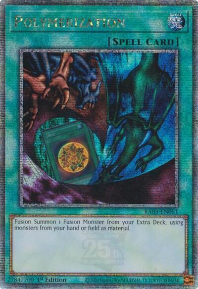 Polymerization (A) (Alternate Art) (Quarter Century Secret Rare)