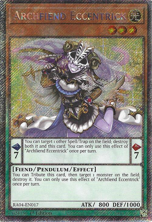 Archfiend Eccentrick (Platinum Secret Rare)