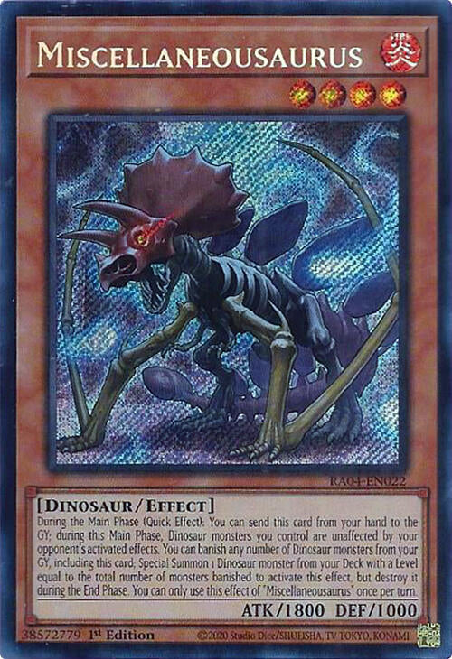 Miscellaneousaurus (Secret Rare)