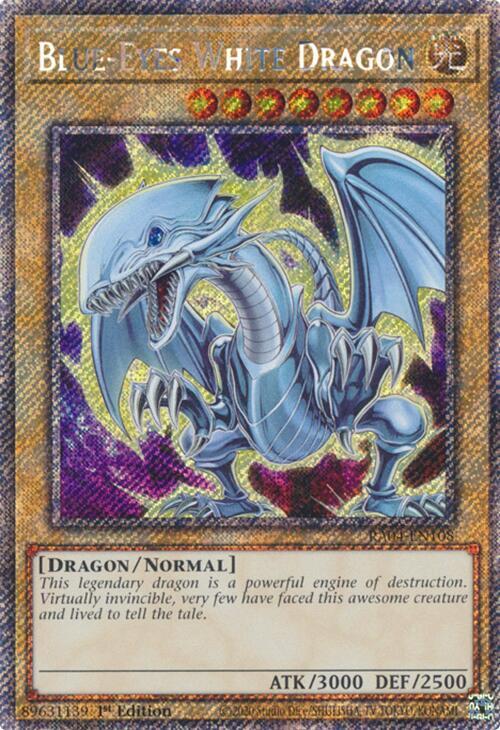 Blue-Eyes White Dragon (7th Art) (Platinum Secret Rare)