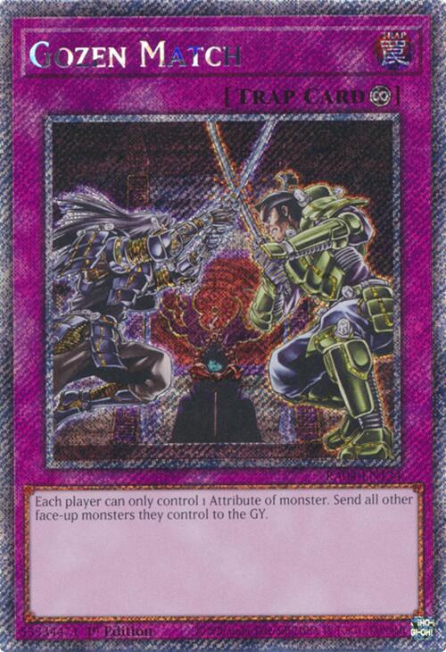 Gozen Match (Platinum Secret Rare)