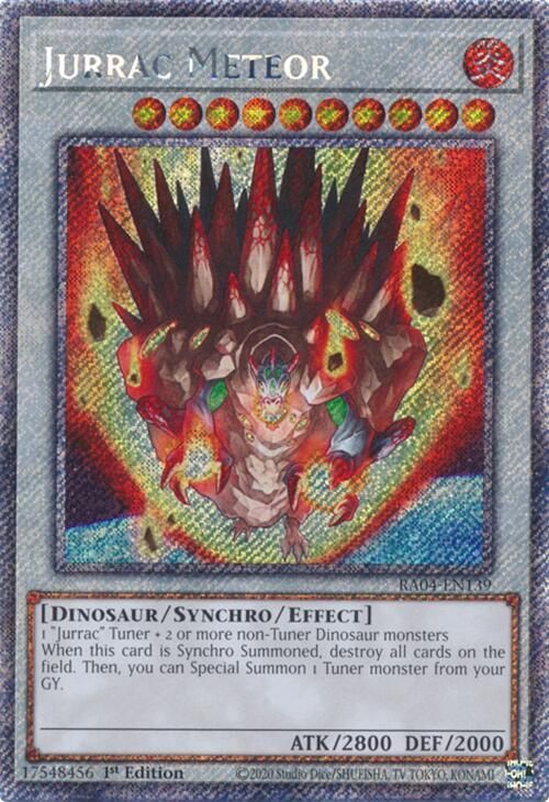 Jurrac Meteor (Platinum Secret Rare)