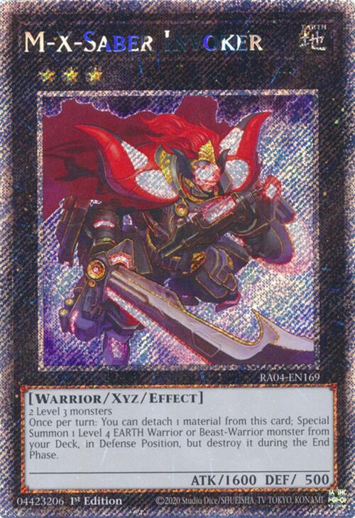 M-X-Saber Invoker (Platinum Secret Rare)