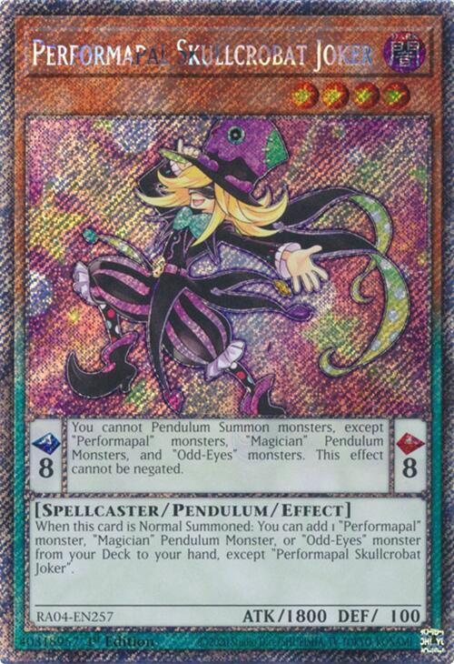 Performapal Skullcrobat Joker (Platinum Secret Rare)