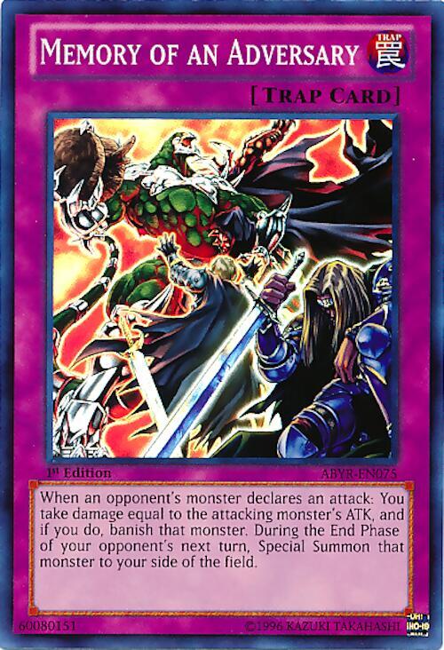 Memory of an Adversary