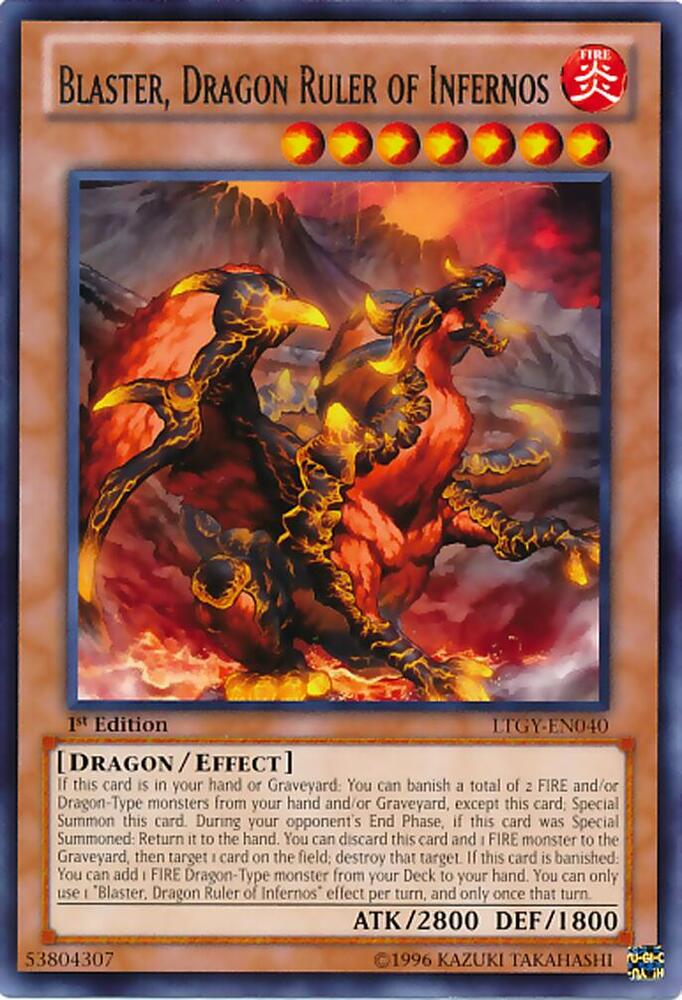Blaster, Dragon Ruler of Infernos