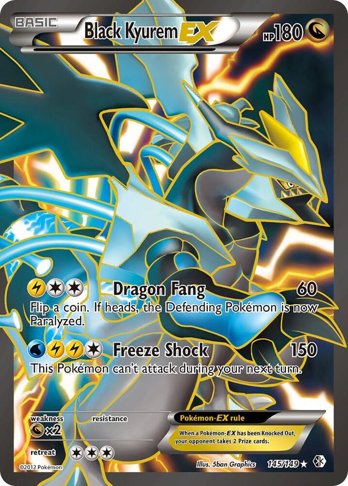 Black Kyurem EX (145 Full Art)