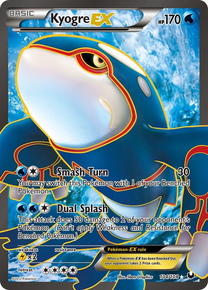 Kyogre EX (104 Full Art)