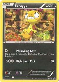 Scraggy - BW25 (Cosmos Holo)