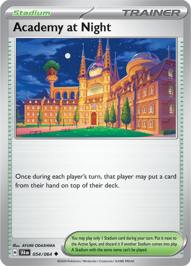 Academy at Night #54 Pokemon Shrouded Fable