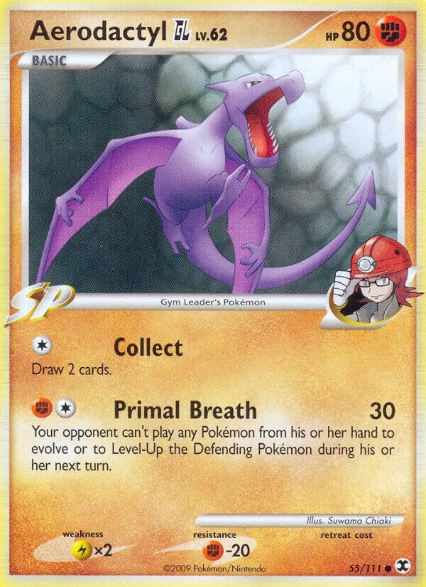 Aerodactyl GL #55 Pokemon Rising Rivals