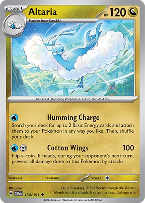 Altaria #134 Pokemon Surging Sparks