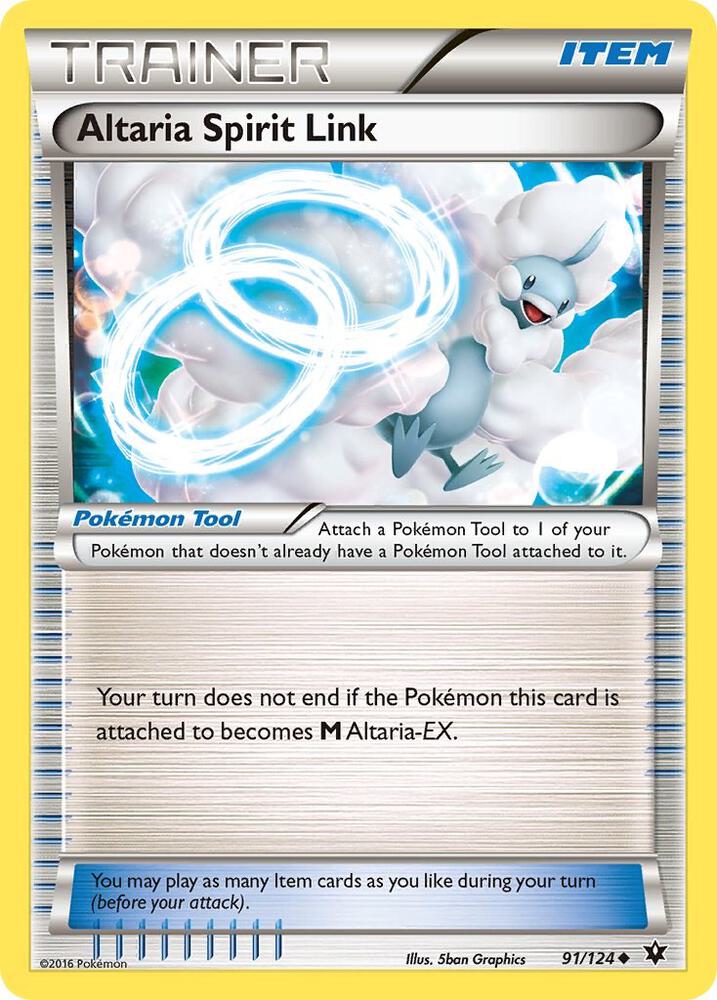 Altaria Spirit Link #91 Pokemon Fates Collide