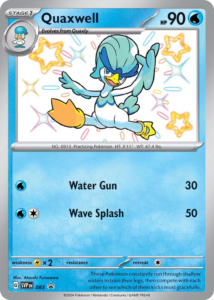 Quaxwell #83 Pokemon Promo