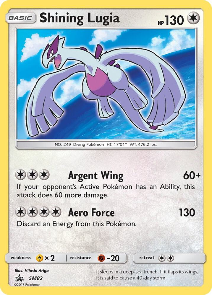 Shining Lugia #SM82 Pokemon Promo