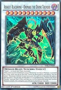 Assault Blackwing - Onimaru the Divine Thunder