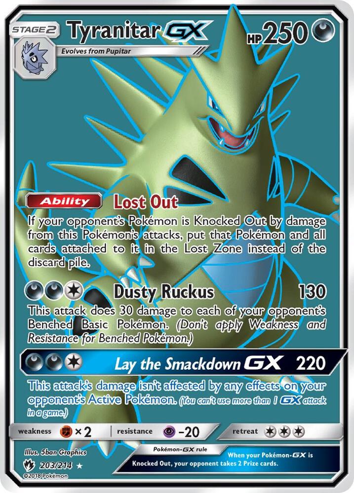 Tyranitar GX (Full Art)
