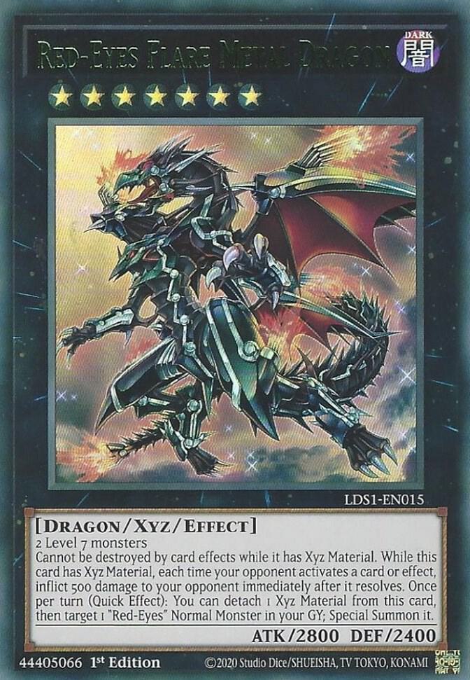 Red-Eyes Flare Metal Dragon (Green)