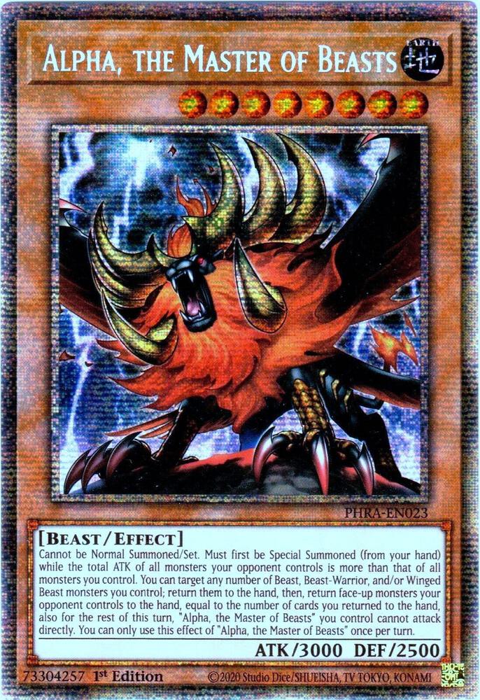 Alpha, the Master of Beasts (Starlight Rare)