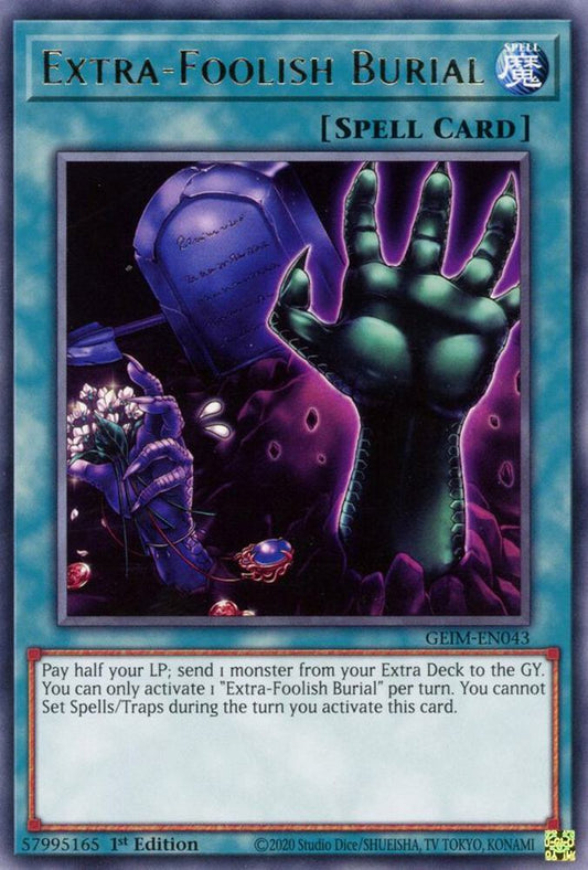 Extra-Foolish Burial